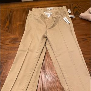 7/7 years 122cm uniform khaki pant,new w/tags. Individual pant pricing